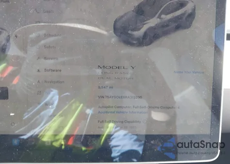 2024 Tesla Model Y Long Range Dual Motor All-Wheel Drive from USA, damaged, VIN 7SAYGDEE8RA313290